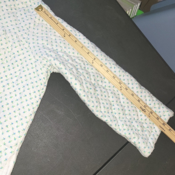 New Vermont Country Store Quilted Floral House Coat Medium - Picture 9 of 11